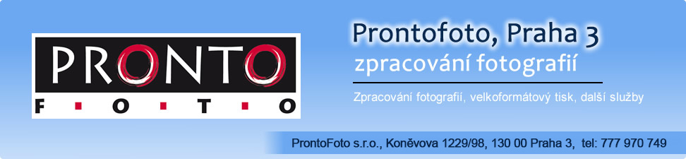 Zpracování fotografií - Prontofoto